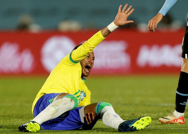 FILE PHOTO: World Cup - South American Qualifiers - Uruguay v Brazil