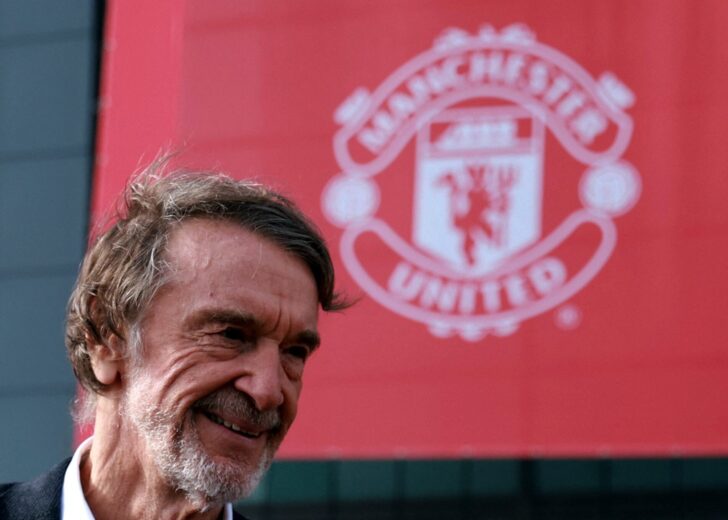 FILE PHOTO: Ineos chairman Jim Ratcliffe is pictured at Old Trafford