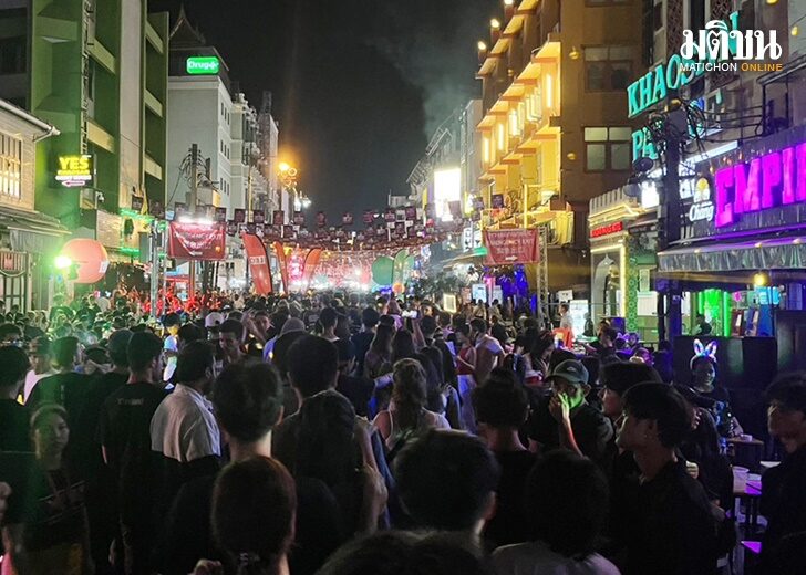 ถนนข้าวสารแน่น-เคาต์ดาวน์