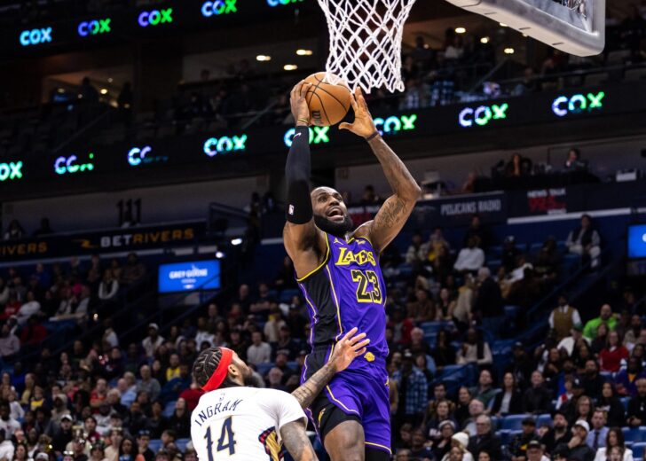 NBA: Los Angeles Lakers at New Orleans Pelicans