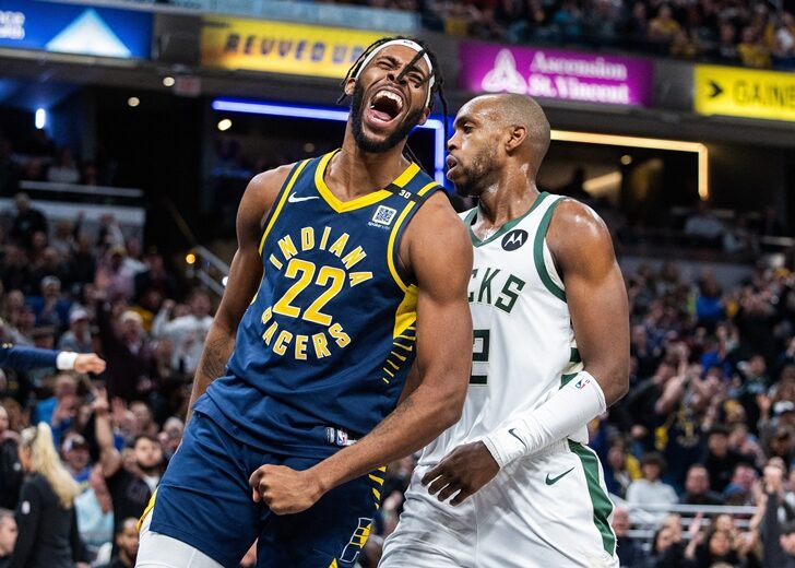 NBA: Milwaukee Bucks at Indiana Pacers