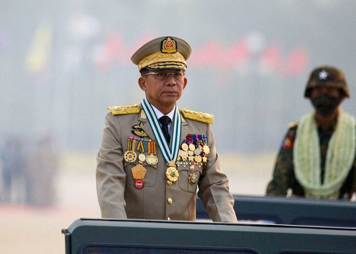 FILE PHOTO: Myanmar celebrates 76th anniversary of the founding of its national army