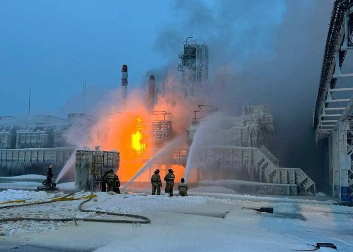 Fire breaks out at Russia's Novatek terminal on Baltic Sea