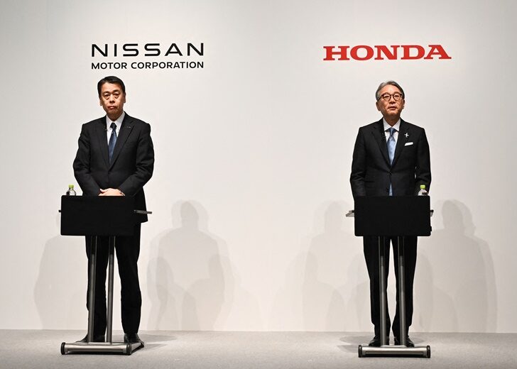 JAPAN-AUTOMOBILE-BUSINESS-HONDA-NISSAN