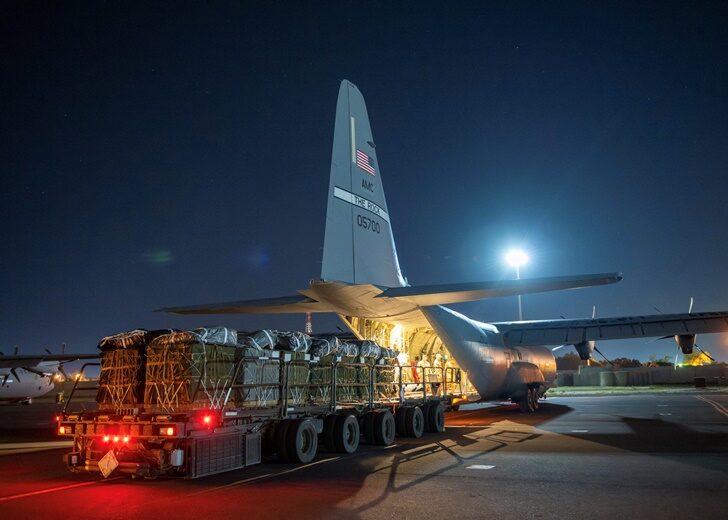 U.S. Air Force, Army airdrop 66 pallets of humanitarian aid to Gaza
