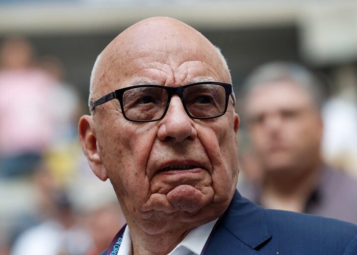 FILE PHOTO: Rupert Murdoch at the US Open final in New York in 2017