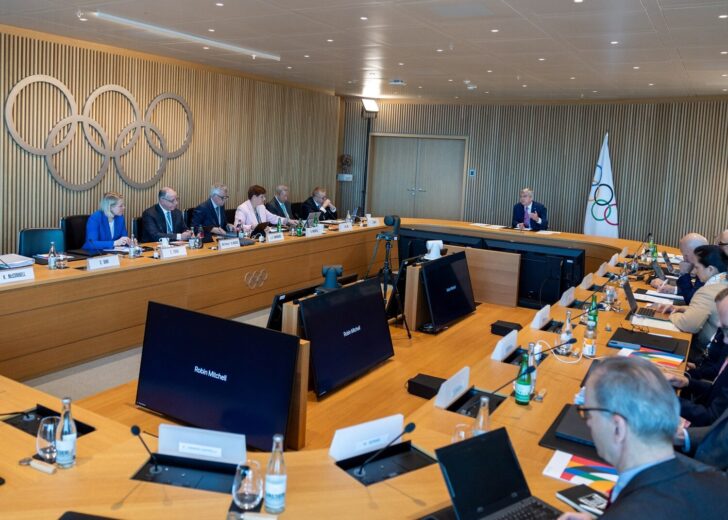 IOC Executive Board meeting in Lausanne