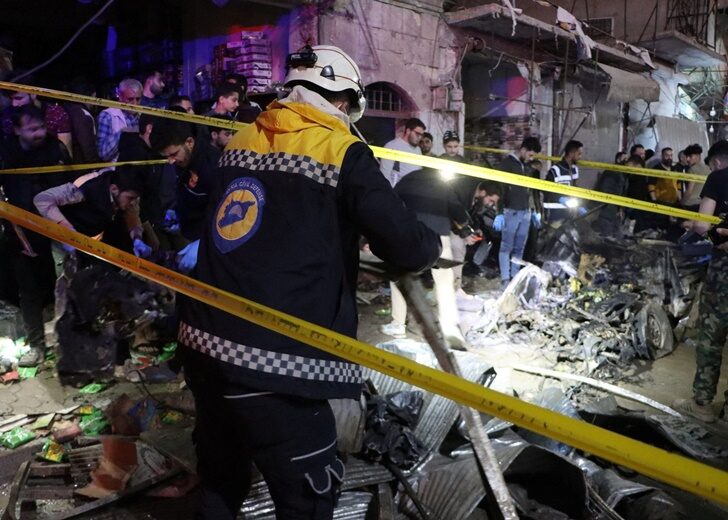 Car blast in the rebel-held city of Azaz