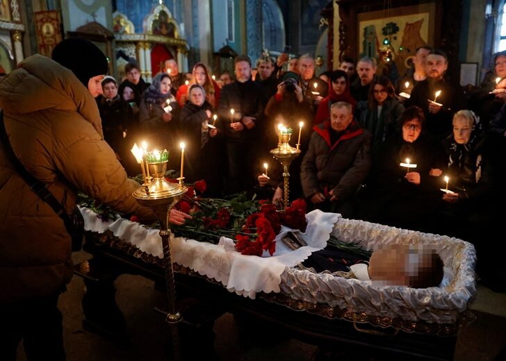 Funeral of Russian opposition leader Alexei Navalny