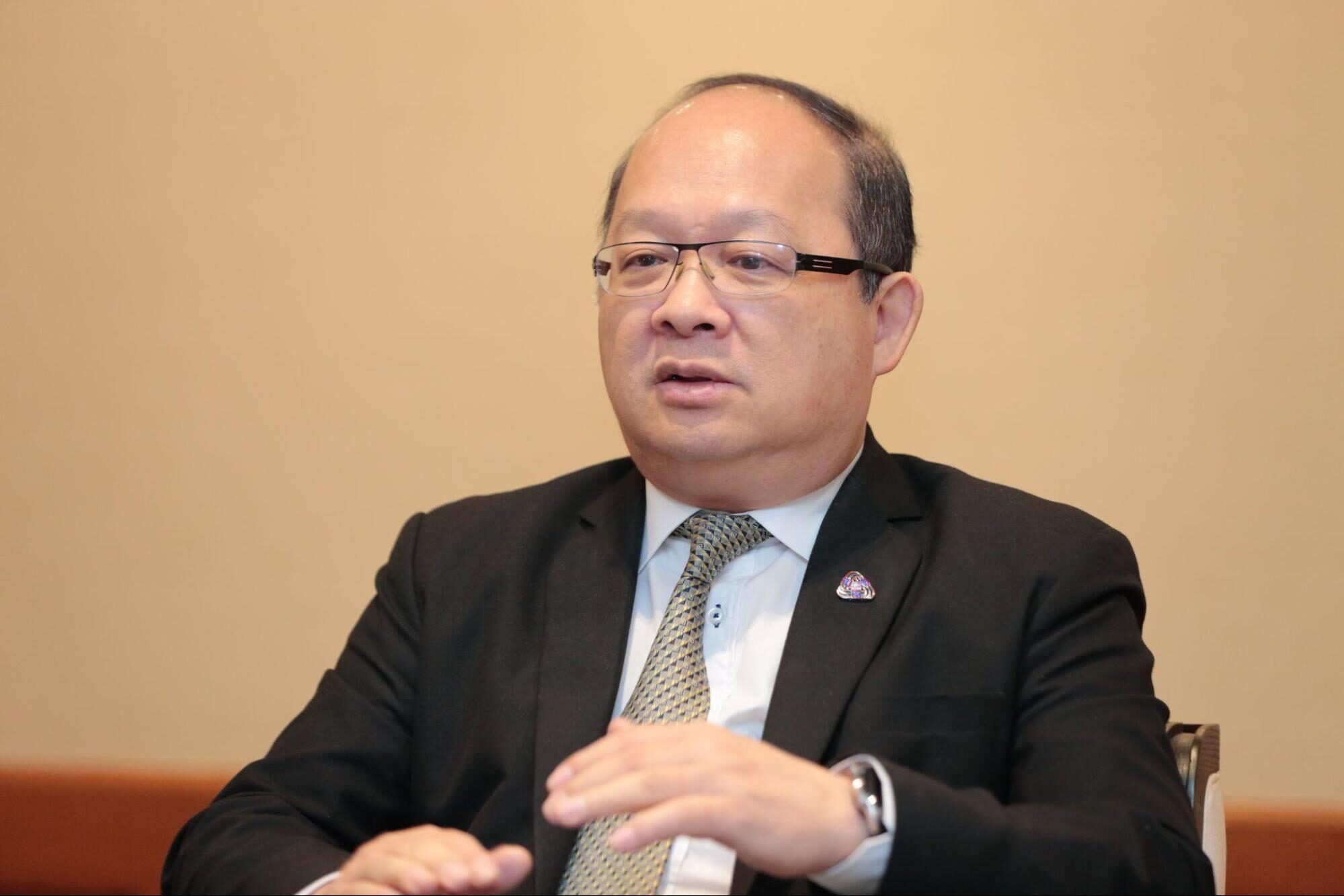 นายเกรียงไกร เธียรนุกุล ประธานสภาอุตสาหกรรมแห่งประเทศไทย (ส.อ.ท.)