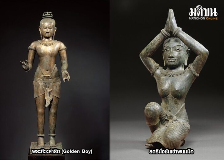 พระศิวะ-สตรีนั่งชันเข่า3