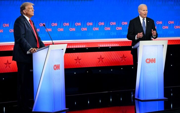 President Joe Biden and Donald Trump hold presidential debate on CNN