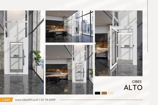 “Cibes Alto ลิฟท์บ้านที่ไม่ต้องขุดบ่อ มาพร้อมปล่องกระจก 3 ด้านทำให้บ้านโปร่ง”