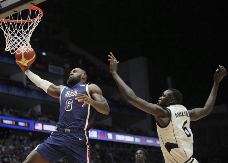 Britain Basketball US South Sudan