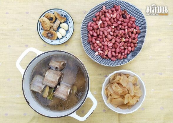 ต้มถั่วหัวไชโป๊ สูตรถั่วลิสงสด : โดย กฤช เหลือลมัย