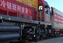 รถไฟสินค้าห่วงโซ่ความเย็น