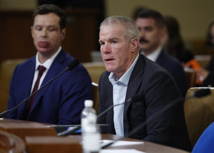 Brett Favre Testifies Before The House On Welfare Reform