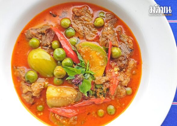 แกงเผ็ดเนื้อ สำรับมุสลิมบางกอกน้อย