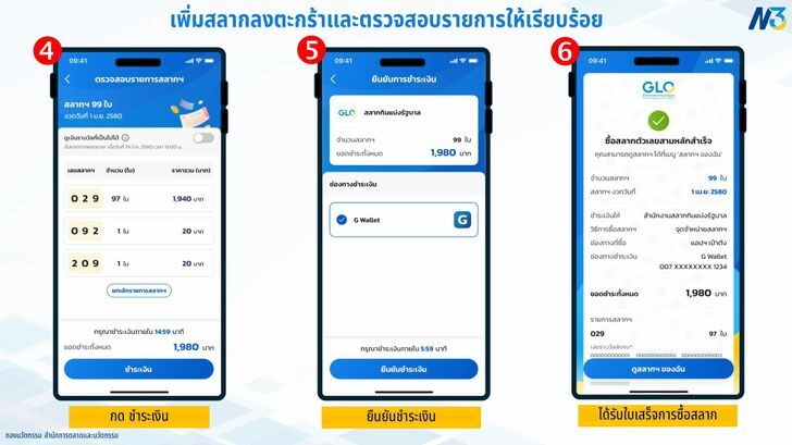 ขั้นตอนเลือกเลข