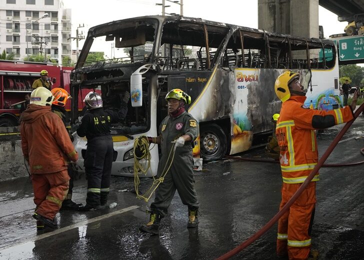 Thailand Bus Fire