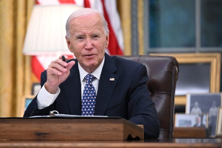 US President Joe Biden delivers remarks on his Administration's continued response efforts to Hurricane Helene