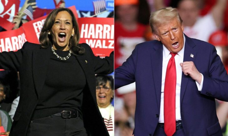 COMBO-US-VOTE-POLITICS-HARRIS-TRUMP