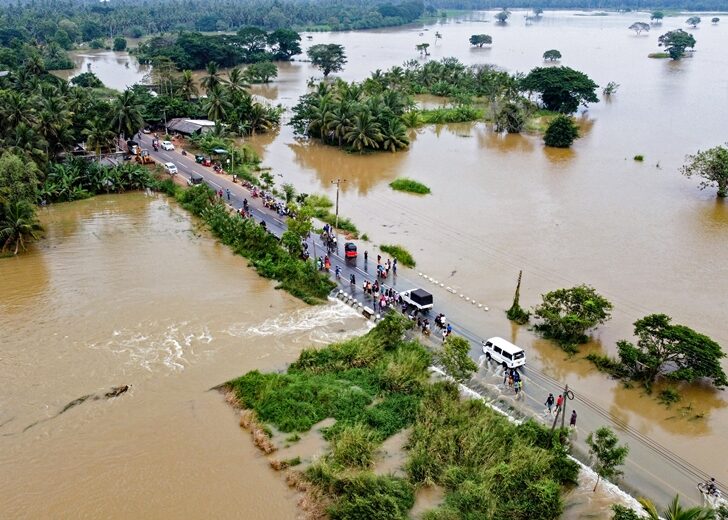 SRI LANKA-WEATHER-CLIMATE-CYCLONE