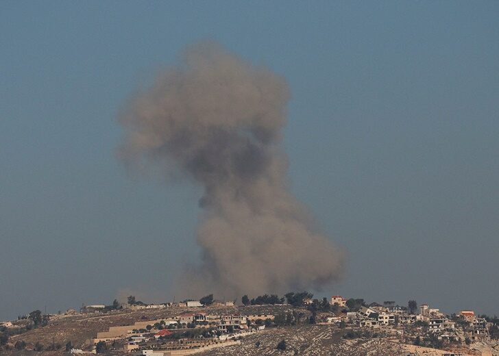 Smoke rises over southern Lebanon, after a ceasefire between Israel and Hezbollah, as seen from Israel's border with Lebanon, in northern Israel