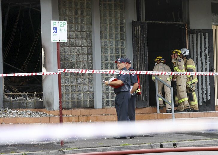 Australia Synagogue Fire