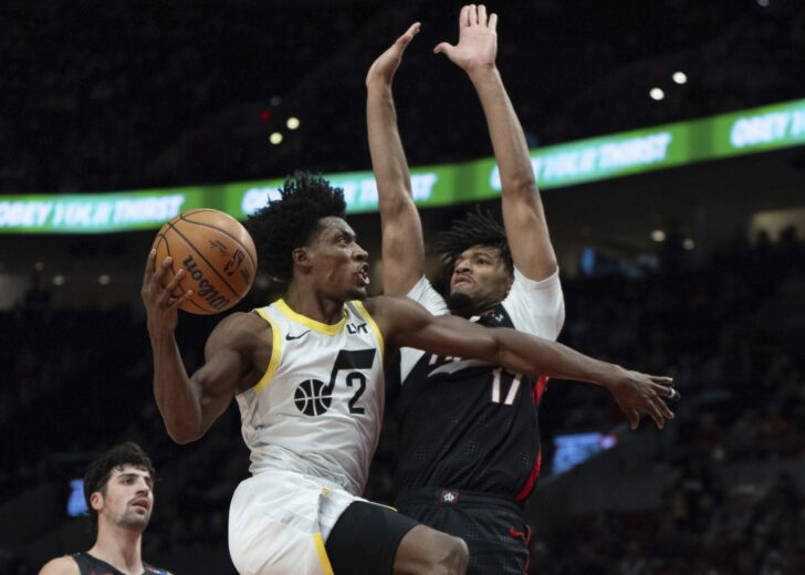 Jazz Trail Blazers Basketball