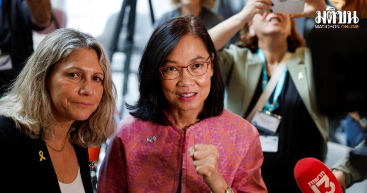 Ambassador of Thailand in Israel Pannabha Chandraramya awaits the release of Thai hostages from Gaza, in Beer Yaakov