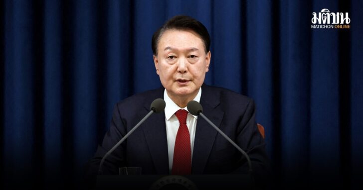 FILE PHOTO: South Korean President Yoon Suk Yeol delivers a speech to declare martial law in Seoul