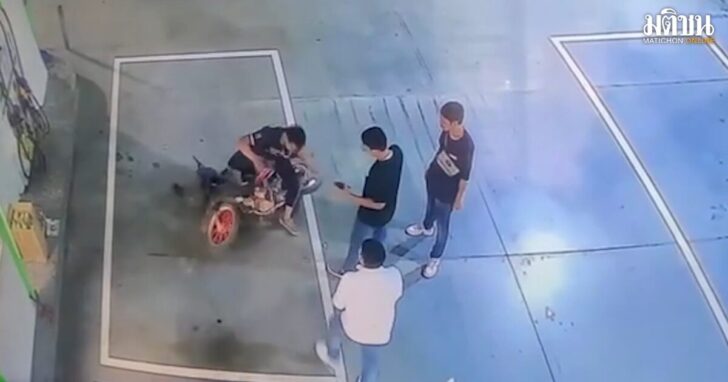 โดนยิงตายในปั๊ม
