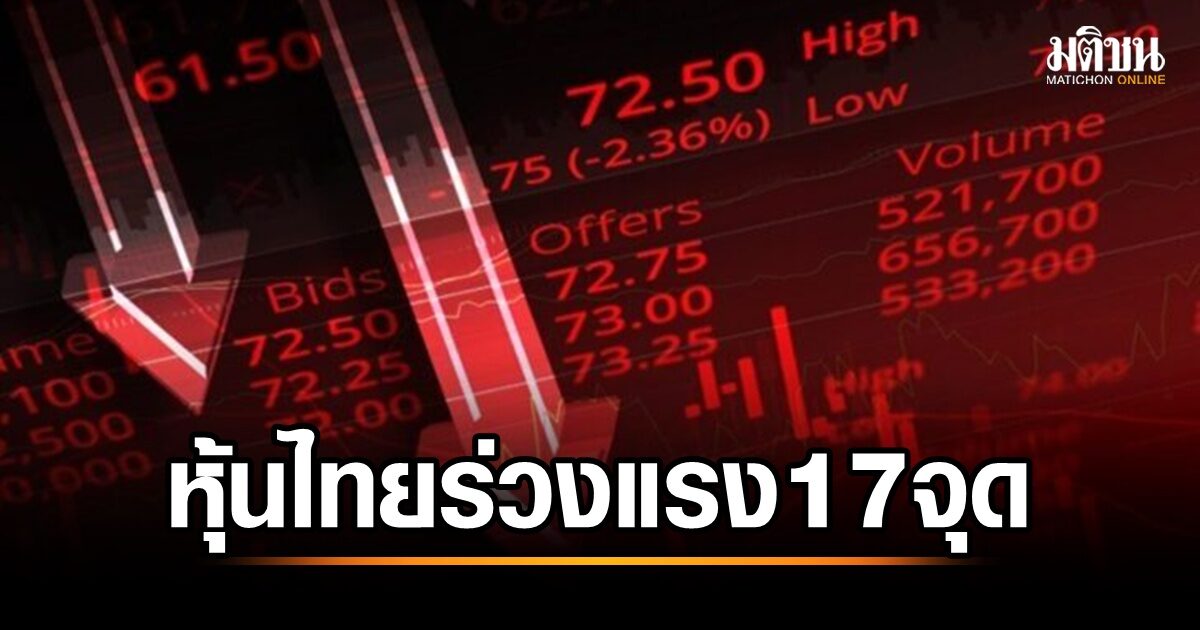 Thai Stocks Plunge 17 Points; Trump's Trade War 2.0 Risks - News Directory 3
