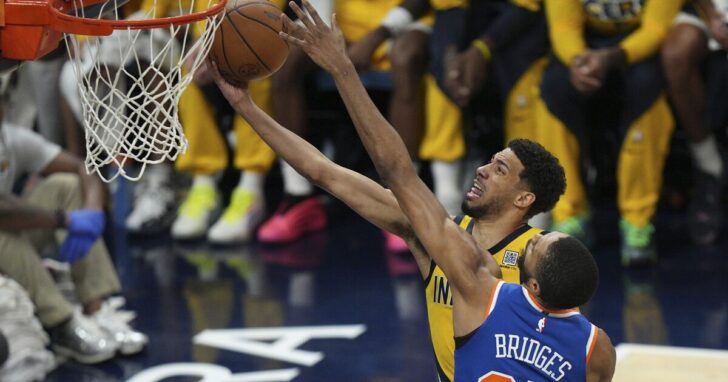 Knicks Pacers Basketball