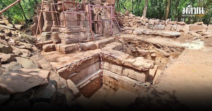 ขุดตรวจ สำรวจชั้นดิน  ‘ปราสาทหลุ่งตะเคียน’ ร่วมสมัยนครวัด  เปิดข้อมูลใหม่ ร่องรอยเขมรโบราณแห่งนครราชสีมา