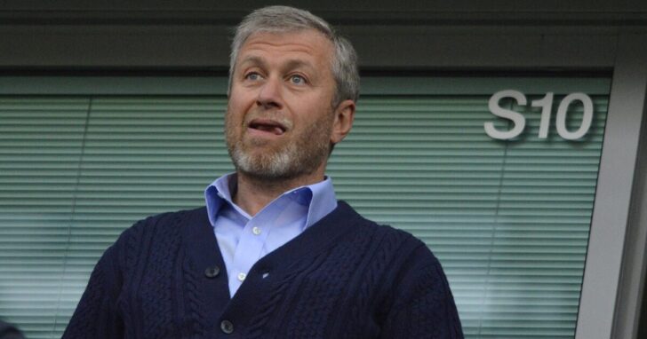 FILE PHOTO: Roman Abramovich arrives for Champion's League semi-final second leg soccer match against Atletico Madrid in London