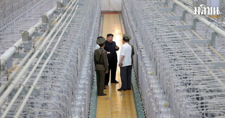 North Korean leader Kim Jong Un tours facilities during a visit to the Nuclear Weapons Institute and the production base of weapon-grade nuclear materials