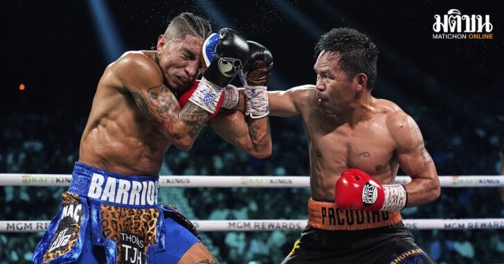 APTOPIX Pacquiao Barrios Boxing