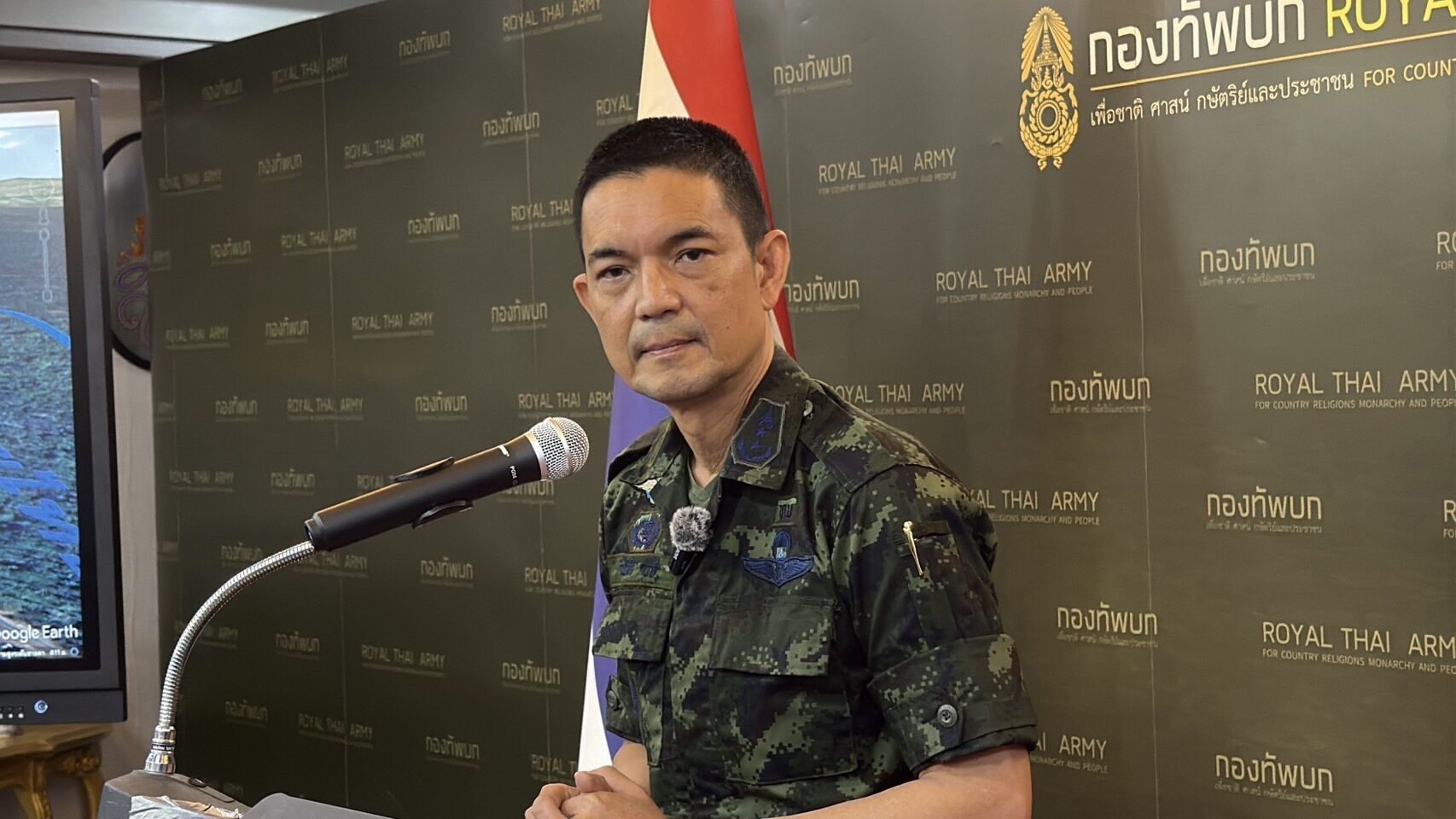 พล.ต.วินธัย สุวารี โฆษกกองทัพบก (ทบ.) 