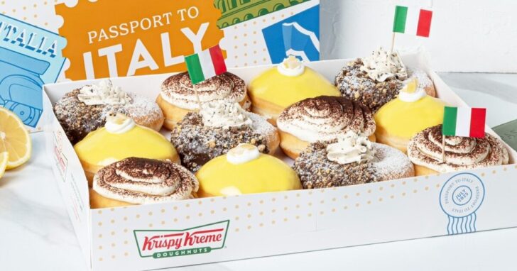Krispy Kreme PASSPORT TO ITALY Doughnuts 2025