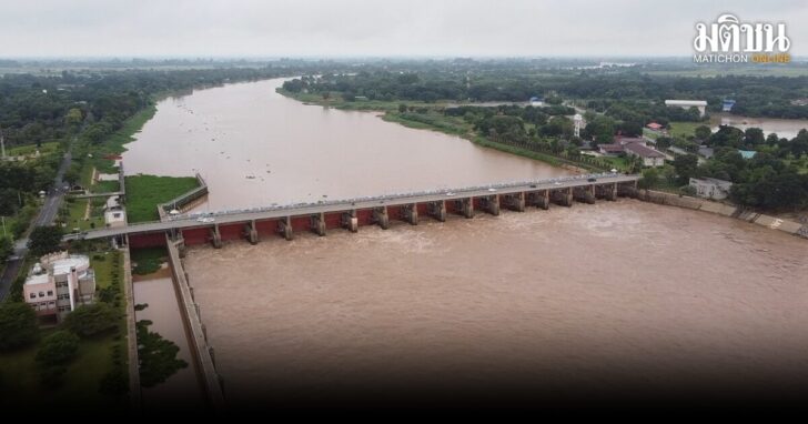 .น้ำเหนือจ่อเข้ากรุง เขื่อนเจ้าพระยาสูงต่อเนื่อง เตือนประชาชนเก็บของขึ้นที่สูง.