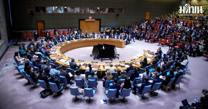 Emergency meeting of the United Nations Security Council at U.N. headquarters in New York