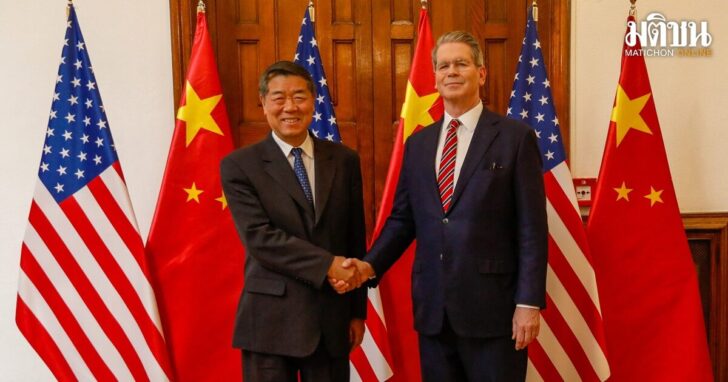 U.S.-China trade and economic talks at Santa Cruz Palace, in Madrid