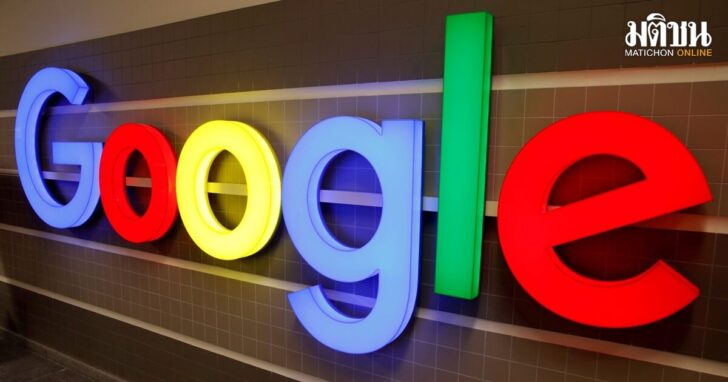 FILE PHOTO: An illuminated Google logo is seen inside an office building in Zurich
