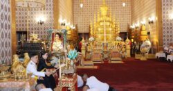 ในหลวง พระราชินี เสด็จฯ ทรงบำเพ็ญพระราชกุศล สัตตมวาร ถวายพระบรมศพ พระพันปีหลวง