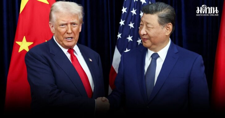 U.S. President Donald Trump meets with Chinese President Xi Jinping on the sidelines of the APEC summit, in Busan