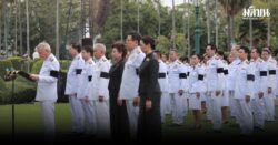 ‘นฤมล’ ร่วมพิธีบำเพ็ญกุศลสัตตมวาร ถวายเป็นพระราชกุศลแด่สมเด็จพระพันปีหลวง