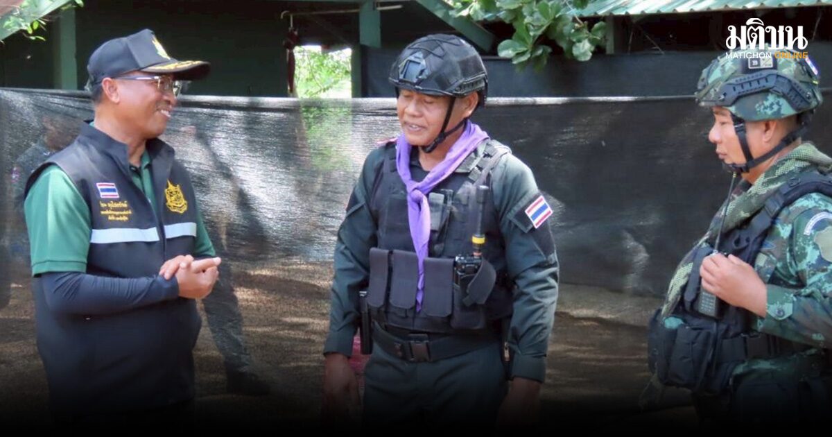 รองอธิบดีอุทยาน ลงพื้นที่สระแก้ว ตรวจความพร้อมจัดตั้งศูนย์พักพิง รับมือชายแดนไทย-กัมพูชา