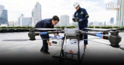 Skyller Solutions ผนึกหน่วยงานรัฐ สาธิตการขนส่งอุปกรณ์การเเพทย์ยุคใหม่ด้วยโดรน
